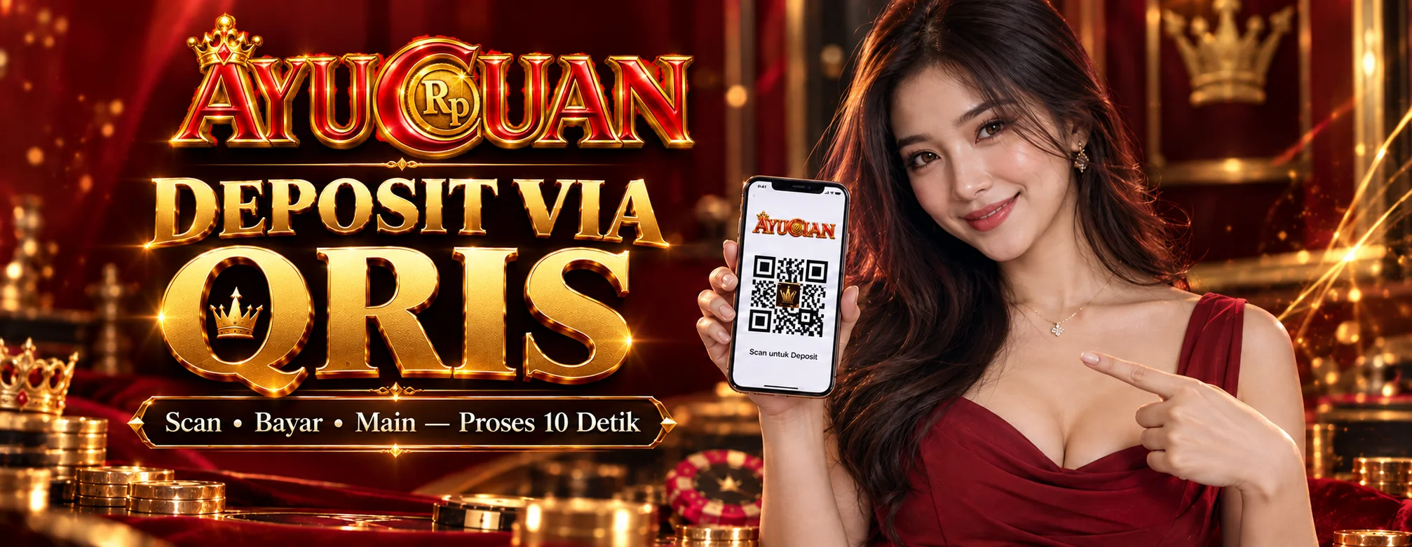 Deposit via QRIS
